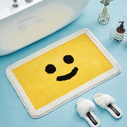 Cartoon Bathroom Non-slip Mat Yellow Smiley Bathroom Absorbent Floor Mat Bedroom Carpet Bedside Mats Door Mats
Cartoon Bathroom Non-slip Mat Yellow Smiley Bathroom Absorbent Floor Mat Bedroom Carpet Bedside Mats Door Mats