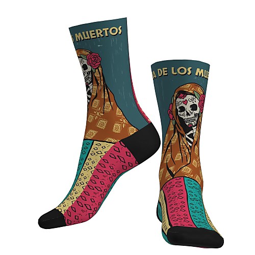 Crew Socks Compression Socks Calf Socks Athletic Sports Socks Cycling Socks Women's Men's Bike / Cycling Breathable Soft Comfortable 1 Pair Skull Cotton Green S M L / Stretchy / Halloween
Crew Socks Compression Socks Calf Socks Athletic Sports Socks Cycling Socks Women's Men's Bike / Cycling Breathable Soft Comfortable 1 Pair Skull Cotton Green S M L / Stretchy / Halloween