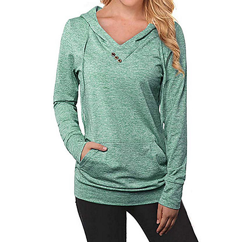 Women's Hoodie Sweatshirt Plain Lace up Front Pocket Daily Going out Basic Hoodies Sweatshirts Loose Blue Blushing Pink Gray
Women's Hoodie Sweatshirt Plain Lace up Front Pocket Daily Going out Basic Hoodies Sweatshirts Loose Blue Blushing Pink Gray