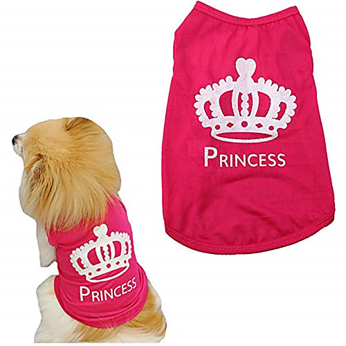 Cat Dog Shirt / T-Shirt Princess Tiaras & Crowns Dog Clothes Puppy Clothes Dog Outfits Rose Costume for Girl and Boy Dog Cotton XS S M L
Cat Dog Shirt / T-Shirt Princess Tiaras & Crowns Dog Clothes Puppy Clothes Dog Outfits Rose Costume for Girl and Boy Dog Cotton XS S M L