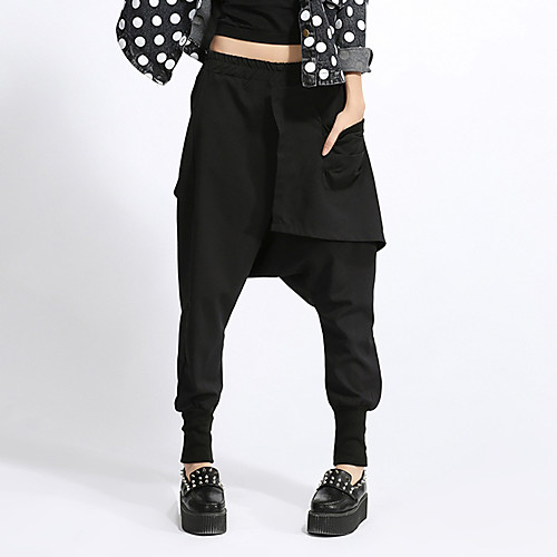 Women's Basic Streetwear Comfort Daily Going out Harem Pants Pants Solid Colored Full Length Layered Pocket Black Army Green
Women's Basic Streetwear Comfort Daily Going out Harem Pants Pants Solid Colored Full Length Layered Pocket Black Army Green