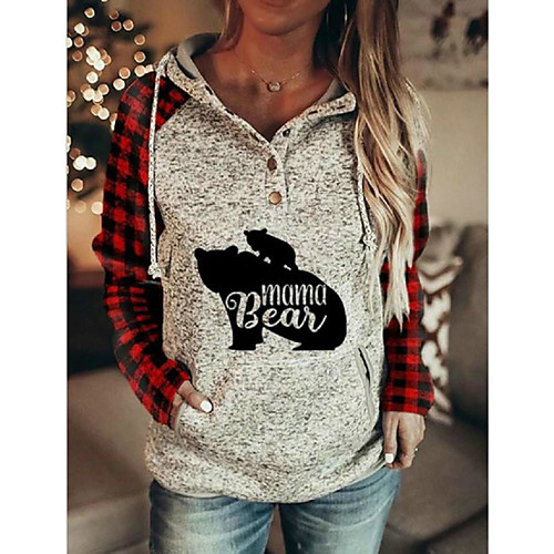 Women's Hoodie Pullover Graphic Color Block Animal Front Pocket Daily Basic Casual Hoodies Sweatshirts Gray
Women's Hoodie Pullover Graphic Color Block Animal Front Pocket Daily Basic Casual Hoodies Sweatshirts Gray