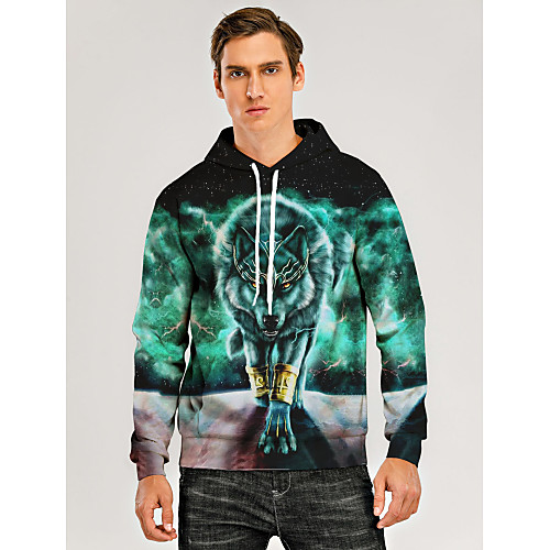 Men's Pullover Hoodie Sweatshirt Graphic 3D Animal Front Pocket Hooded Daily 3D Print 3D Print Casual Hoodies Sweatshirts Long Sleeve Light Green
Men's Pullover Hoodie Sweatshirt Graphic 3D Animal Front Pocket Hooded Daily 3D Print 3D Print Casual Hoodies Sweatshirts Long Sleeve Light Green