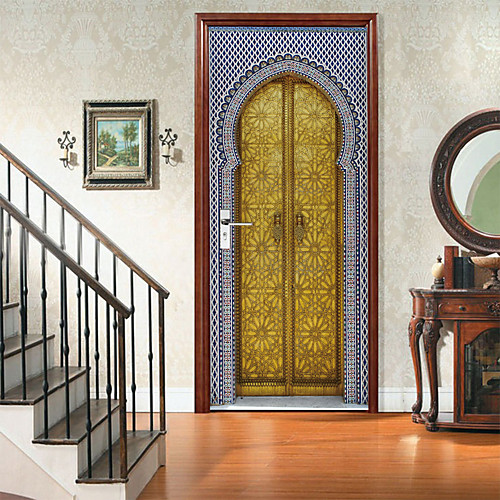 Classic Islamic Self-adhesive Creative Door Stickers For Living Room DIY Decorative Home Waterproof Wall Stickers
Classic Islamic Self-adhesive Creative Door Stickers For Living Room DIY Decorative Home Waterproof Wall Stickers