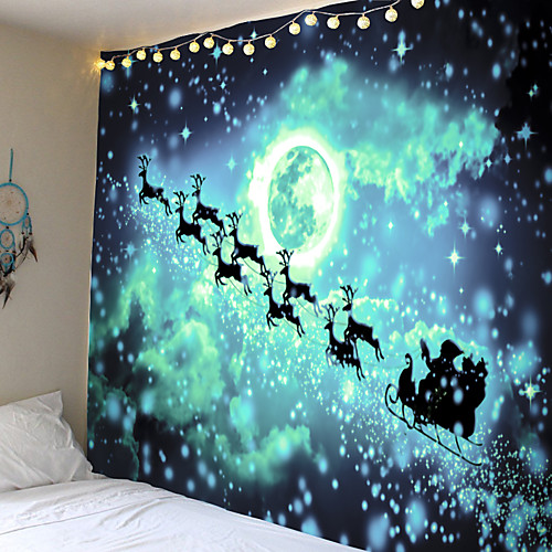 Christmas Santa Claus Holiday Party Wall Tapestry Art Decor Blanket Curtain Picnic Tablecloth Hanging Home Bedroom Living Room Dorm Decoration Santa Claus Elk Sleigh
Christmas Santa Claus Holiday Party Wall Tapestry Art Decor Blanket Curtain Picnic Tablecloth Hanging Home Bedroom Living Room Dorm Decoration Santa Claus Elk Sleigh