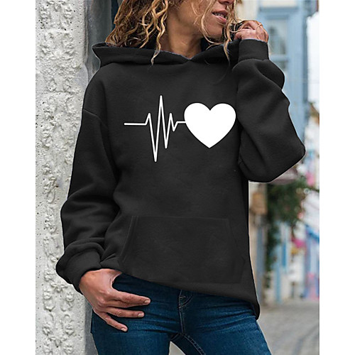 Women's Hoodie Pullover Heart Daily Casual Hoodies Sweatshirts Loose Purple Yellow Blushing Pink
Women's Hoodie Pullover Heart Daily Casual Hoodies Sweatshirts Loose Purple Yellow Blushing Pink