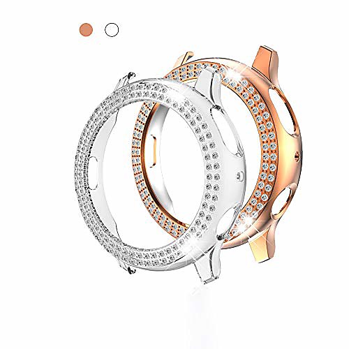 shining diamond pc case protector for galaxy watch active 2 protective bumper protector cover for galaxy watch active 2 smartwatch bands accessories (rose goldtransparent, 40mm)
shining diamond pc case protector for galaxy watch active 2 protective bumper protector cover for galaxy watch active 2 smartwatch bands accessories (rose goldtransparent, 40mm)