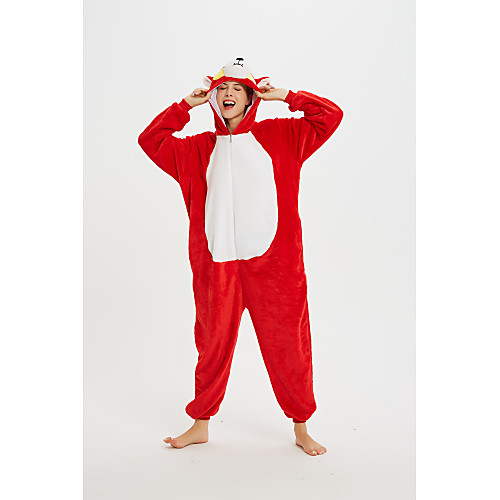 Kid's Adults' Kigurumi Pajamas Cartoon Onesie Pajamas Flannel Fabric Red Cosplay For Men and Women Boys and Girls Animal Sleepwear Cartoon Festival / Holiday Costumes
Kid's Adults' Kigurumi Pajamas Cartoon Onesie Pajamas Flannel Fabric Red Cosplay For Men and Women Boys and Girls Animal Sleepwear Cartoon Festival / Holiday Costumes