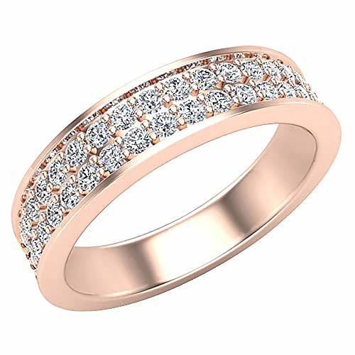 men's i i1 diamond wedding band 0.75 ctw two-row half way men's 14k rose gold 5mm (ring size 8)
men's i i1 diamond wedding band 0.75 ctw two-row half way men's 14k rose gold 5mm (ring size 8)