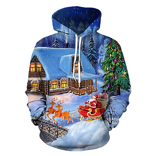 Men's Pullover Hoodie Sweatshirt Cartoon 3D Ugly Christmas Hooded Christmas 3D Print Casual Christmas Hoodies Sweatshirts Long Sleeve Blue
Men's Pullover Hoodie Sweatshirt Cartoon 3D Ugly Christmas Hooded Christmas 3D Print Casual Christmas Hoodies Sweatshirts Long Sleeve Blue