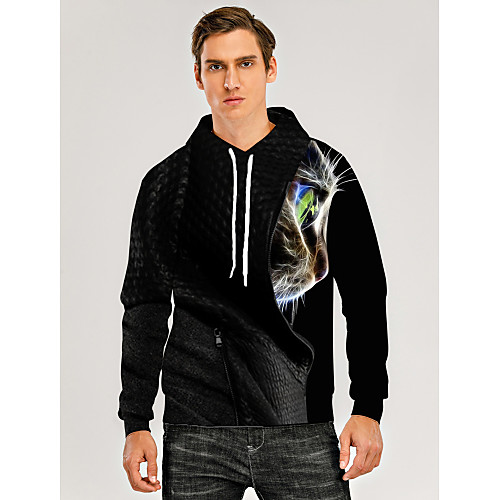 Men's Pullover Hoodie Sweatshirt Animal Patterned Graphic 3D Front Pocket Hooded Daily 3D Print 3D Print Casual Hoodies Sweatshirts Long Sleeve Black
Men's Pullover Hoodie Sweatshirt Animal Patterned Graphic 3D Front Pocket Hooded Daily 3D Print 3D Print Casual Hoodies Sweatshirts Long Sleeve Black