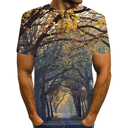 Men's T shirt Shirt 3D Print Graphic Print Short Sleeve Daily Tops Streetwear Round Neck Yellow
Men's T shirt Shirt 3D Print Graphic Print Short Sleeve Daily Tops Streetwear Round Neck Yellow