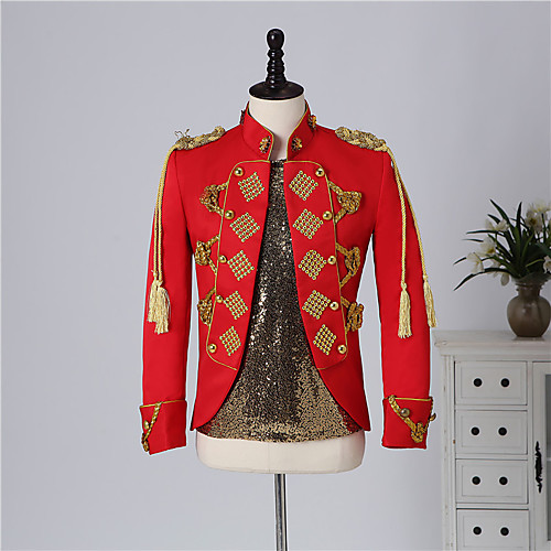 Prince Aristocrat Punk & Gothic Disco Coat Masquerade Men's Cotton Costume White / Black / Red Vintage Cosplay Party Halloween
Prince Aristocrat Punk & Gothic Disco Coat Masquerade Men's Cotton Costume White / Black / Red Vintage Cosplay Party Halloween