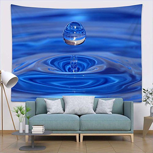 Wall Tapestry Art Deco Blanket Curtain Picnic Table Cloth Hanging Home Bedroom Living Room Dormitory Decoration Polyester Fiber Blue Water Drops
Wall Tapestry Art Deco Blanket Curtain Picnic Table Cloth Hanging Home Bedroom Living Room Dormitory Decoration Polyester Fiber Blue Water Drops