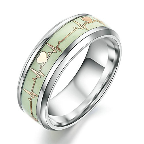 fashion dark luminous ecg ring stainless steel ring promise heartbeat ring glowing jewelry for men women
fashion dark luminous ecg ring stainless steel ring promise heartbeat ring glowing jewelry for men women