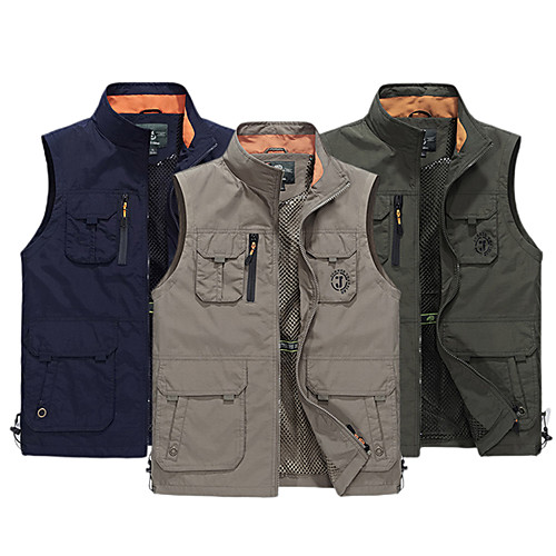 Men's Hoodie Jacket Hiking Vest / Gilet Fishing Vest Summer Outdoor Thermal Warm Waterproof Breathable Quick Dry Jacket Hoodie Top Single Slider Full Length Visible Zipper Camping / Hiking Hunting
Men's Hoodie Jacket Hiking Vest / Gilet Fishing Vest Summer Outdoor Thermal Warm Waterproof Breathable Quick Dry Jacket Hoodie Top Single Slider Full Length Visible Zipper Camping / Hiking Hunting