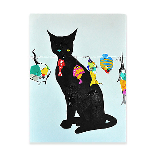 Animal Oil Painting On Canvas Black Cat Abstract Contemporary Art Wall Paintings Handmade Painting Home Office Decorations Canvas Wall Art Painting Rolled Canvas No Frame
Animal Oil Painting On Canvas Black Cat Abstract Contemporary Art Wall Paintings Handmade Painting Home Office Decorations Canvas Wall Art Painting Rolled Canvas No Frame