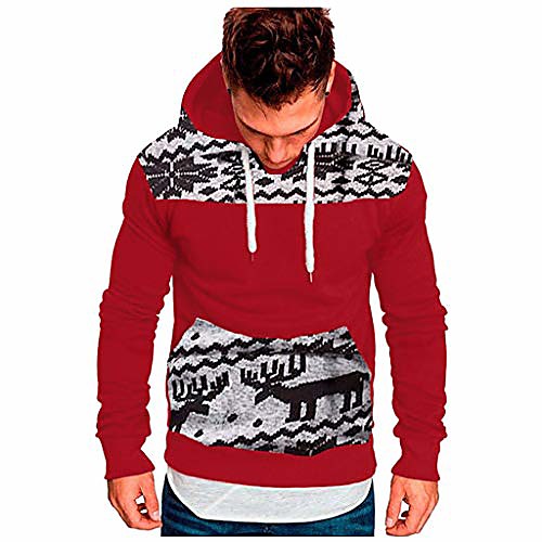ymout men's xmas sweatshirt casual hoodies holiday pullover blouse tops(red,2xl)
ymout men's xmas sweatshirt casual hoodies holiday pullover blouse tops(red,2xl)