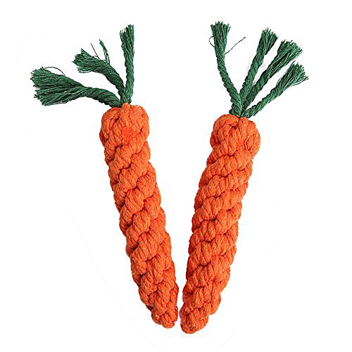 puppy chew toys carrot, 2 pack braided rope dog toy for small dog teeth cleaning
puppy chew toys carrot, 2 pack braided rope dog toy for small dog teeth cleaning