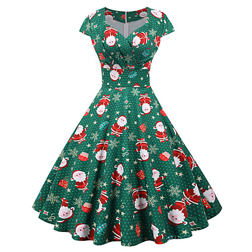 Santa Claus Christmas Dress Women's Adults' Leisure Christmas Christmas Polyester Dress
Santa Claus Christmas Dress Women's Adults' Leisure Christmas Christmas Polyester Dress