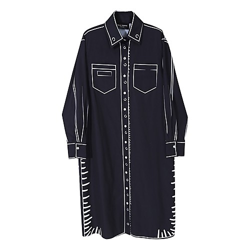 Women's Shift Dress Knee Length Dress Black Long Sleeve Solid Color Patchwork Print Fall Winter Shirt Collar Casual Going out Loose 2021 One-Size / Cotton / Cotton
Women's Shift Dress Knee Length Dress Black Long Sleeve Solid Color Patchwork Print Fall Winter Shirt Collar Casual Going out Loose 2021 One-Size / Cotton / Cotton