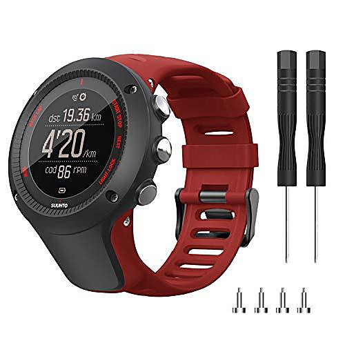 bands for suunto ambit 3,premium replacement stap band sport wristband for suunto ambit 1/2/2s/2r/3 sport/3 run/3 peak smartwatches(wine red)
bands for suunto ambit 3,premium replacement stap band sport wristband for suunto ambit 1/2/2s/2r/3 sport/3 run/3 peak smartwatches(wine red)