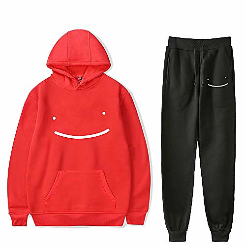 dreamwastaken hoodies set men women pullover pants two-piece set smile hoodies suit (red-a35507,xxs)
dreamwastaken hoodies set men women pullover pants two-piece set smile hoodies suit (red-a35507,xxs)