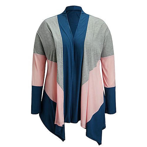 Women's Stripe Knitted Striped Color Block Cardigan Long Sleeve Plus Size Sweater Cardigans V Neck Fall Blushing Pink
Women's Stripe Knitted Striped Color Block Cardigan Long Sleeve Plus Size Sweater Cardigans V Neck Fall Blushing Pink