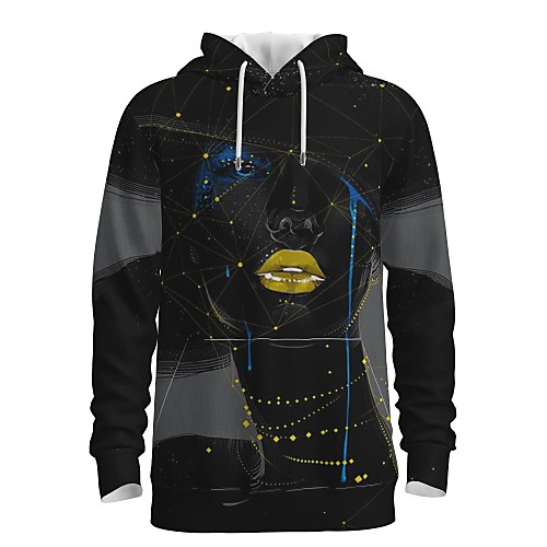 Men's Pullover Hoodie Sweatshirt Print Graphic 3D Front Pocket Hooded Daily 3D Print 3D Print Casual Hoodies Sweatshirts Long Sleeve Black
Men's Pullover Hoodie Sweatshirt Print Graphic 3D Front Pocket Hooded Daily 3D Print 3D Print Casual Hoodies Sweatshirts Long Sleeve Black