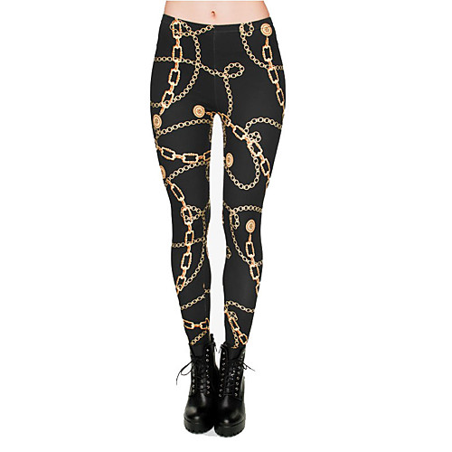 Women's Sporty Comfort Sports Gym Yoga Leggings Pants Patterned 3D Full Length Print Black
Women's Sporty Comfort Sports Gym Yoga Leggings Pants Patterned 3D Full Length Print Black