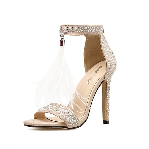 Women's Heels Stiletto Heel Peep Toe Casual Daily Walking Shoes Nubuck Rhinestone Color Block Almond
Women's Heels Stiletto Heel Peep Toe Casual Daily Walking Shoes Nubuck Rhinestone Color Block Almond