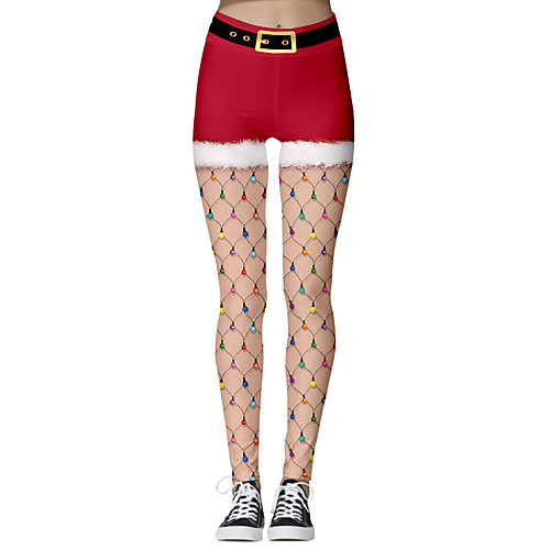 Women's High Waist Yoga Pants Tights Leggings Tummy Control Butt Lift Christmas Red / Green Red Light Red Yoga Fitness Gym Workout Winter Sports Activewear Stretchy
Women's High Waist Yoga Pants Tights Leggings Tummy Control Butt Lift Christmas Red / Green Red Light Red Yoga Fitness Gym Workout Winter Sports Activewear Stretchy
