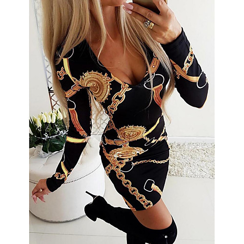 Women's A Line Dress Short Mini Dress Blue Blushing Pink Wine Black Light Blue Long Sleeve Print Patchwork Print Fall V Neck Sexy Going out Slim 2021 S M L XL
Women's A Line Dress Short Mini Dress Blue Blushing Pink Wine Black Light Blue Long Sleeve Print Patchwork Print Fall V Neck Sexy Going out Slim 2021 S M L XL