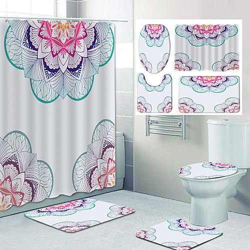 Mandala Pattern PrintingBathroom Shower Curtain Leisure Toilet Four-Piece Design
Mandala Pattern PrintingBathroom Shower Curtain Leisure Toilet Four-Piece Design