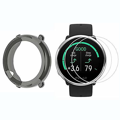 compatible with polar ignite case, silicone case with screen protector (2 pack) compatible with polar ignite smartwatch (black casescreen protector)
compatible with polar ignite case, silicone case with screen protector (2 pack) compatible with polar ignite smartwatch (black casescreen protector)