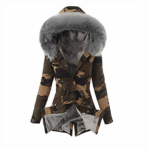 women windproof parka coat jacket hooded, ladies windbreaker winter long sleeve thickened down cotton faux fur lined warm zipped coats (gray, l)
women windproof parka coat jacket hooded, ladies windbreaker winter long sleeve thickened down cotton faux fur lined warm zipped coats (gray, l)