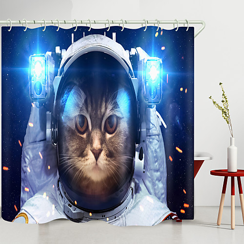 Aerospace Cat Digital Printing Shower Curtain Shower Curtains Hooks Modern Polyester New Design
Aerospace Cat Digital Printing Shower Curtain Shower Curtains Hooks Modern Polyester New Design