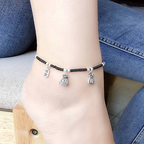 Anklet Simple Fashion Vintage Women's Body Jewelry For Gift Holiday Braided Composite Alloy Friends Weave Silver 1 PC
Anklet Simple Fashion Vintage Women's Body Jewelry For Gift Holiday Braided Composite Alloy Friends Weave Silver 1 PC
