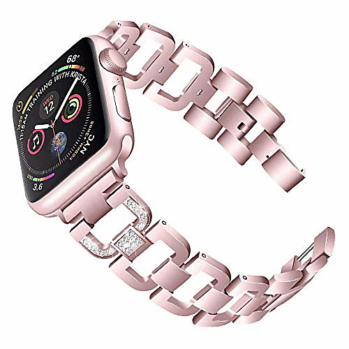 replacement for apple watch band 38mm 40mm series 6/5/4/3/2/1/se iphone iwatch bracelet band link wristband bling for women(38mm/40mm, rose gold)
replacement for apple watch band 38mm 40mm series 6/5/4/3/2/1/se iphone iwatch bracelet band link wristband bling for women(38mm/40mm, rose gold)