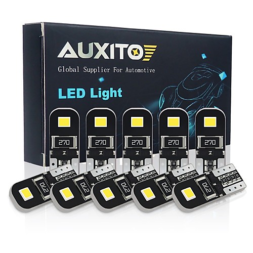 10Pcs W5W T10 LED Canbus Light Bulbs for Audi BMW VW Mercedes Car Interior Dome Light Trunk Lamp Parking Lights Error Free 12V
10Pcs W5W T10 LED Canbus Light Bulbs for Audi BMW VW Mercedes Car Interior Dome Light Trunk Lamp Parking Lights Error Free 12V