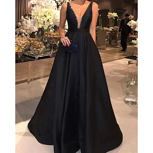 A-Line Minimalist Sexy Engagement Formal Evening Dress V Neck Sleeveless Floor Length Satin with Pleats 2021
A-Line Minimalist Sexy Engagement Formal Evening Dress V Neck Sleeveless Floor Length Satin with Pleats 2021