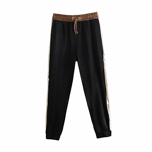 Women's Basic Streetwear Comfort Daily Going out Jogger Pants Pants Striped Full Length Drawstring Pocket Navy Blue
Women's Basic Streetwear Comfort Daily Going out Jogger Pants Pants Striped Full Length Drawstring Pocket Navy Blue