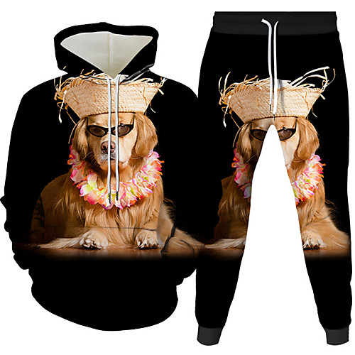 Men's 3D Hoodies Set Cat Dog 3D 2 Piece Front Pocket Hooded Daily 3D Print 3D Print Casual Hoodies Sweatshirts Long Sleeve Yellow Gray Green
Men's 3D Hoodies Set Cat Dog 3D 2 Piece Front Pocket Hooded Daily 3D Print 3D Print Casual Hoodies Sweatshirts Long Sleeve Yellow Gray Green