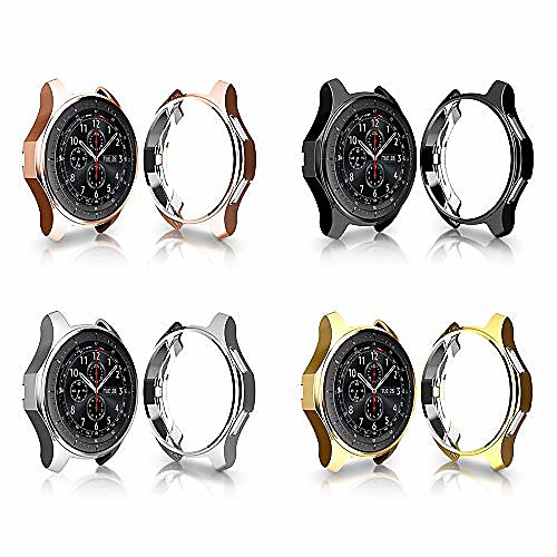 case compatible with samsung galaxy watch 42mm sm-r810 protector, 4 packs soft tpu cover shockproof bumper shell (blacksilvergoldrose gold, 42mm)
case compatible with samsung galaxy watch 42mm sm-r810 protector, 4 packs soft tpu cover shockproof bumper shell (blacksilvergoldrose gold, 42mm)