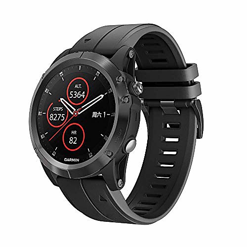 compatible for garmin fenix 5 band/fenix 5 plus band/forerunner 935 band/22mm width soft silicone watch strap for fenix 5 (black)
compatible for garmin fenix 5 band/fenix 5 plus band/forerunner 935 band/22mm width soft silicone watch strap for fenix 5 (black)