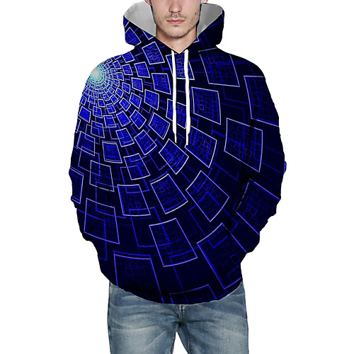 Men's Pullover Hoodie Sweatshirt Graphic Abstract 3D Front Pocket Hooded Daily 3D Print 3D Print Casual Hoodies Sweatshirts Long Sleeve Blue
Men's Pullover Hoodie Sweatshirt Graphic Abstract 3D Front Pocket Hooded Daily 3D Print 3D Print Casual Hoodies Sweatshirts Long Sleeve Blue