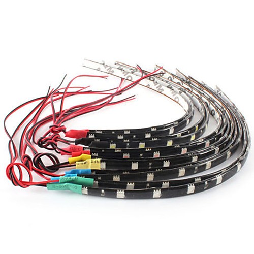 SEKINEW 2PC 15 LEDs 30cm 1210 SMD LED Strip Light Flexible 12V Car Decor Waterproof NEW Interior Accessories Ornaments
SEKINEW 2PC 15 LEDs 30cm 1210 SMD LED Strip Light Flexible 12V Car Decor Waterproof NEW Interior Accessories Ornaments