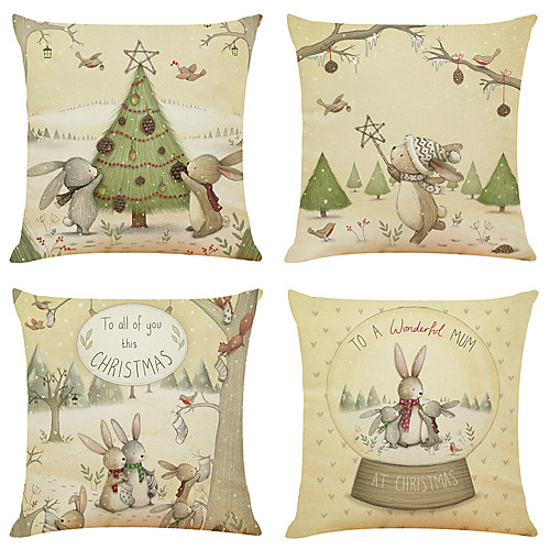 Cushion Cover 4PC Faux Linen Soft Decorative Square Throw Pillow Cover Cushion Case Pillowcase for Sofa Bedroom 45 x 45 cm (18 x 18 Inch) Superior Quality Mashine Washable
Cushion Cover 4PC Faux Linen Soft Decorative Square Throw Pillow Cover Cushion Case Pillowcase for Sofa Bedroom 45 x 45 cm (18 x 18 Inch) Superior Quality Mashine Washable