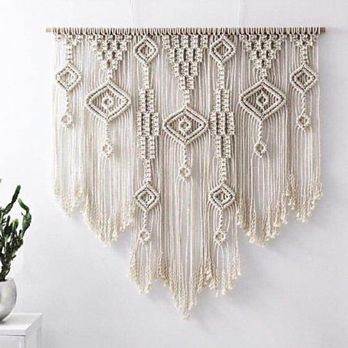 Boho Hand Woven Macrame Wall Tapestry Bohemian Boho Art Decor Blanket Curtain Hanging Home Bedroom Living Room Decoration Nordic Handmade Tassel Cotton Geometric
Boho Hand Woven Macrame Wall Tapestry Bohemian Boho Art Decor Blanket Curtain Hanging Home Bedroom Living Room Decoration Nordic Handmade Tassel Cotton Geometric