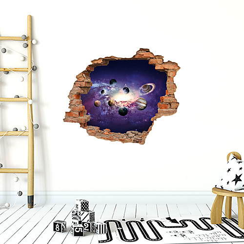 3D Broken Wall Nine Planet Track Wall Stickers Living Room Bedroom Children's Room Three Dimensional Decorative Painting 6090CM
3D Broken Wall Nine Planet Track Wall Stickers Living Room Bedroom Children's Room Three Dimensional Decorative Painting 6090CM
